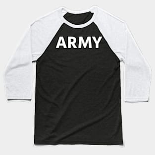 ARMY - Classic PT - White Baseball T-Shirt